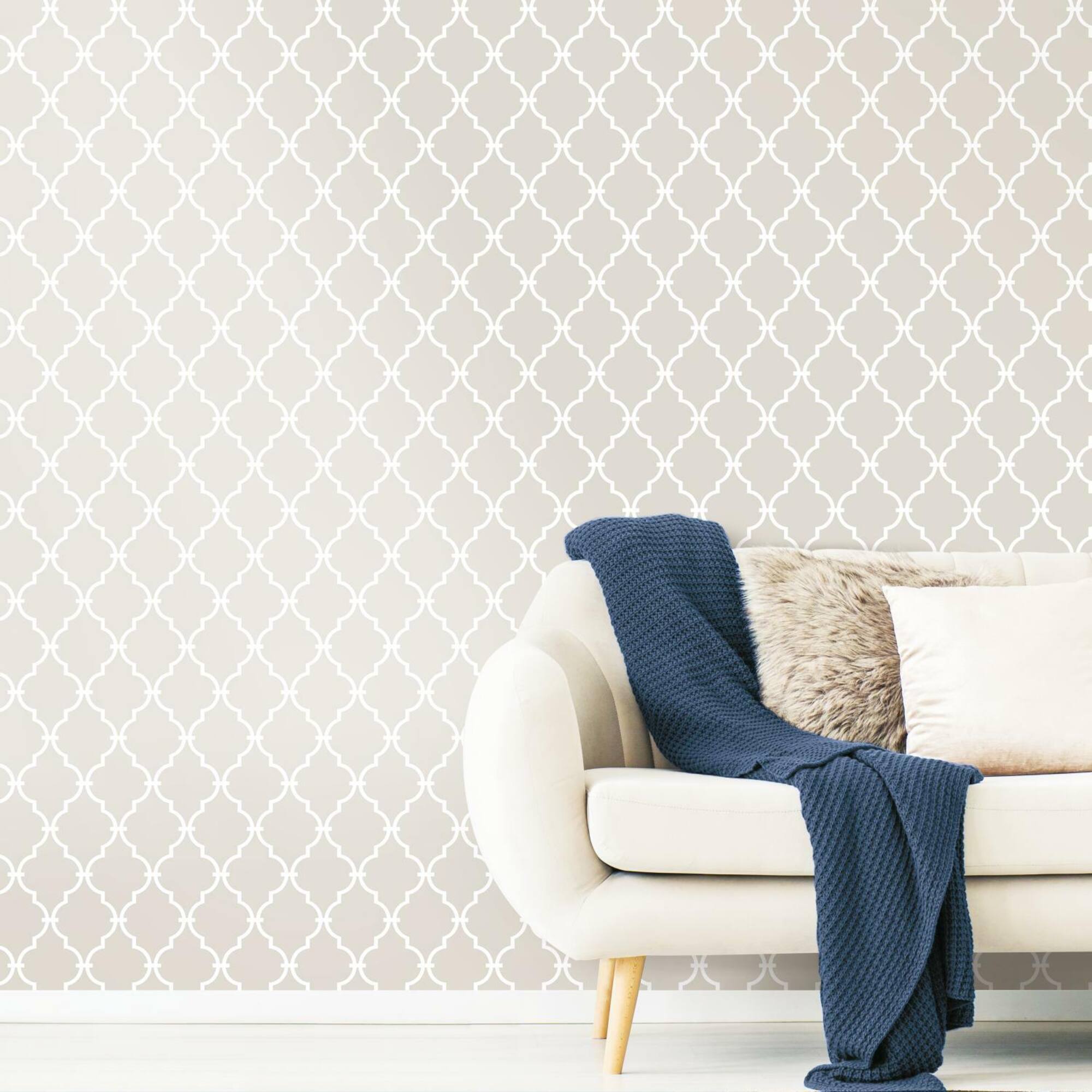 RoomMates Modern Trellis Peel & Stick Wallpaper